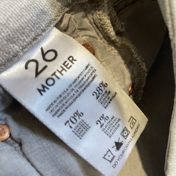 🩶 MOTHER The Looker Pop Driftwood Jeans STUNNING!! - Picture 6 of 12